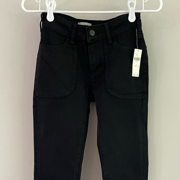 Pilcro by Anthropologie - The Icon Flare Jeans - Black Wash - Size 23 Tall - NWT - Picture 8 of 13